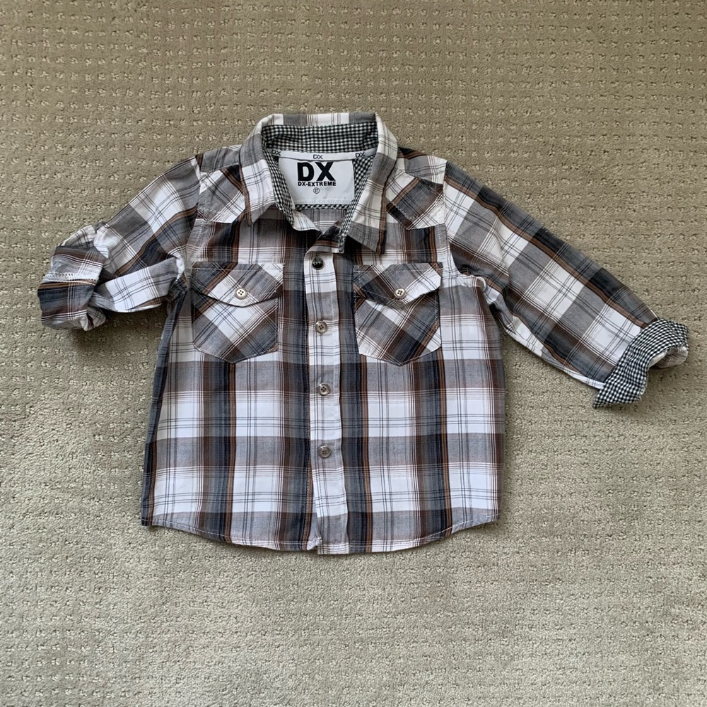Boys DX, DX-Extreme button down shirt size 3T